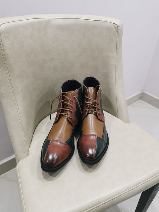 Pantofi ghete piele naturală 42