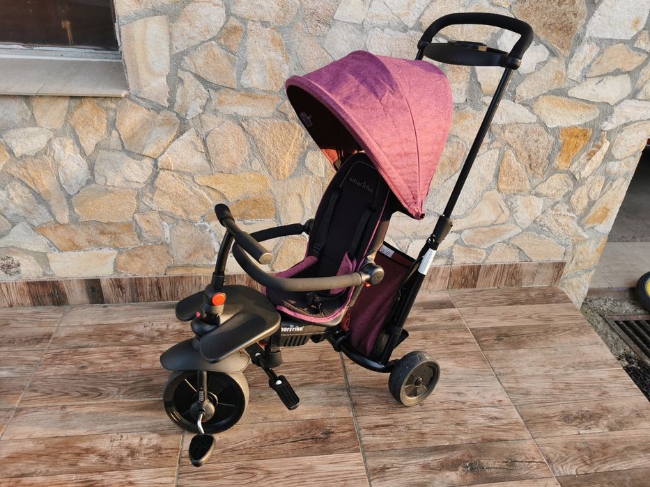 Сгъваема триколка на SmarTrike 7-в-1 SmartFold 500 лилава