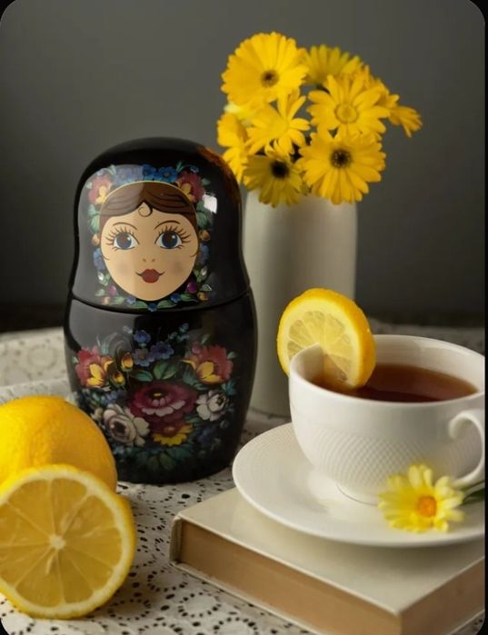 Чайницы коллекционные "Матрёшки". Новые