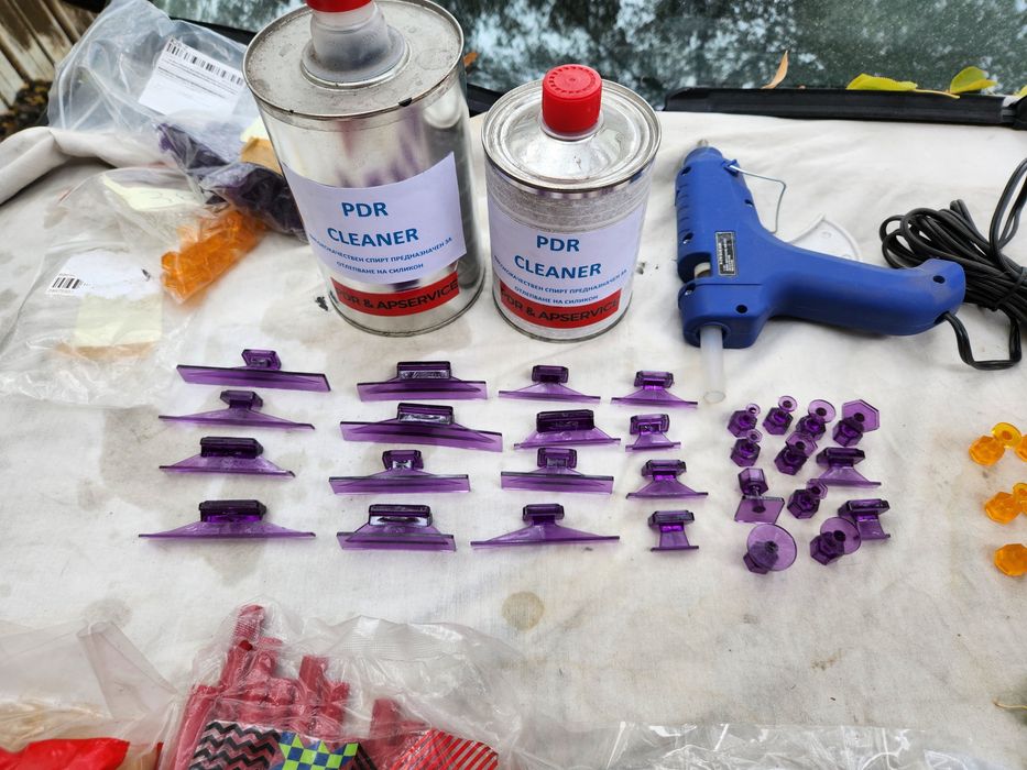 Пдр студено  и топло лепило  и консумативи  за ремонт на  вдлъбнатини