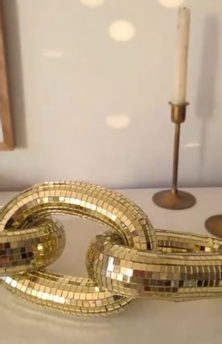 Лед доска, диско шар, диско цепь