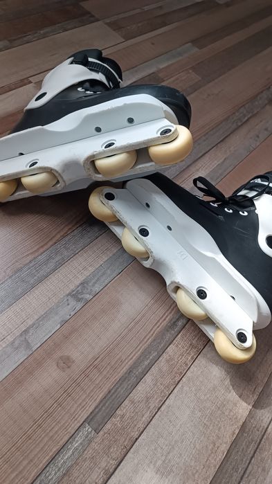 Role agresive USD SWAY Alb/ Negru marimea 43/44