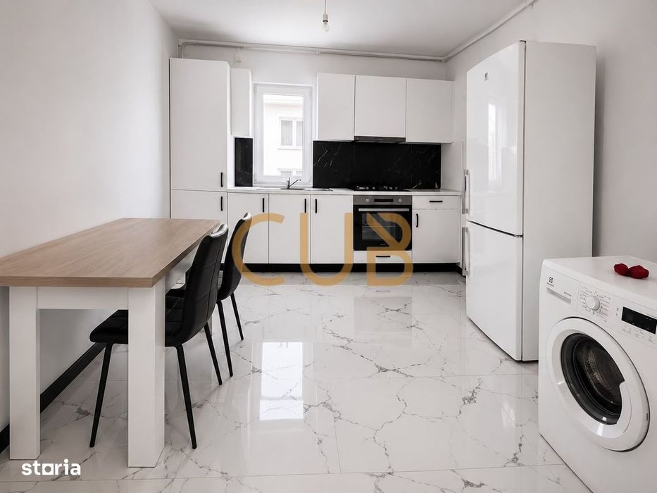 2cam mobilat+utilat | bloc nou,centrala, parcare,lift | Giroc - IQ