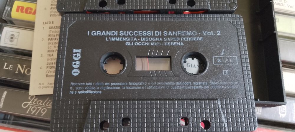 Casete audio -San Remo