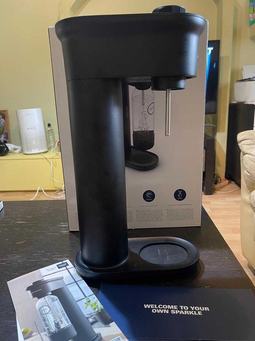 Aparat de sifon GROHE Blue Fizz cu afișaj CO2