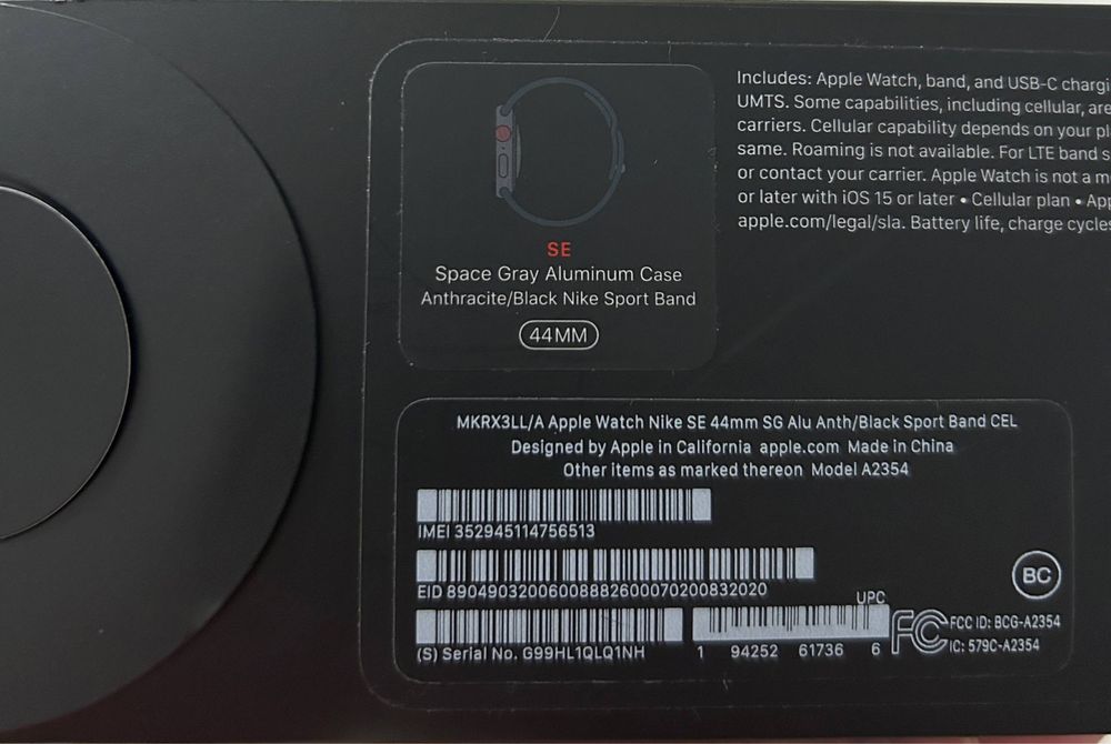 Apple watch se nike edition