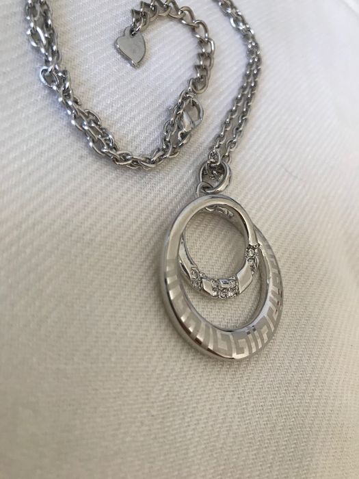 Комплект колие и обеци Invoke сребро