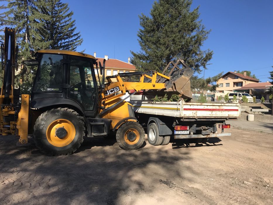 Камион с кран 7метра, бобкат, мини багер