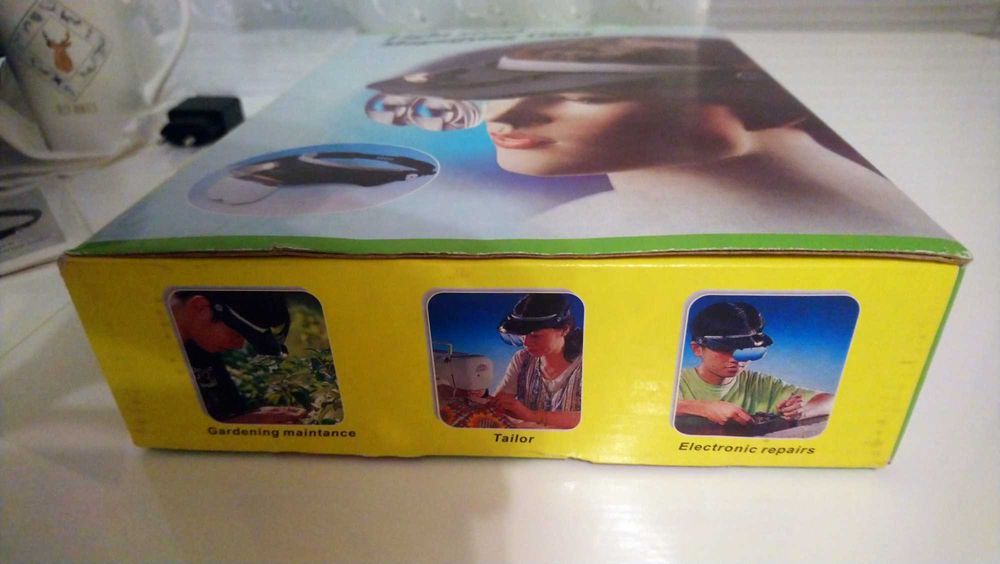 Light Heat with Magnifying Glass , Челна Лампа с Бинокулярни Лещи