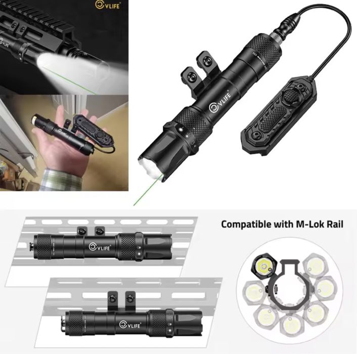 Фенерче CVLIFE 1900 лумена M-Lok монтаж