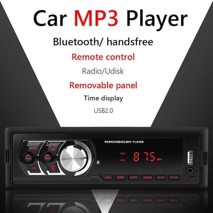 радио мр3 плейър bluetooth 4x45w usb, sd, aux 12v dc 1781e automax