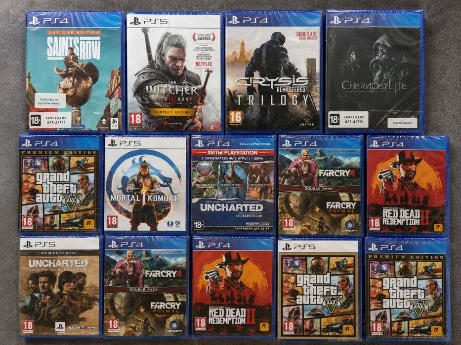 Новые диски playstation\playstation5\ps4\ps5