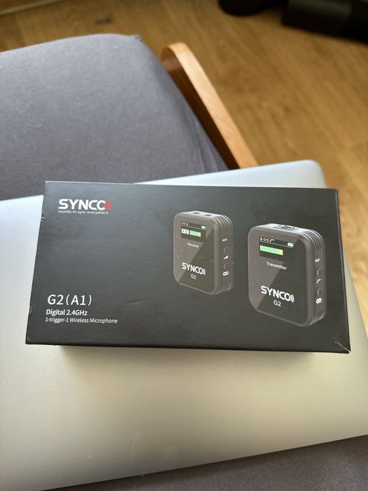 Microfon Lavalieră Wireless Synco G2(A1) – Ca NOU, folosit doar de 2 ori