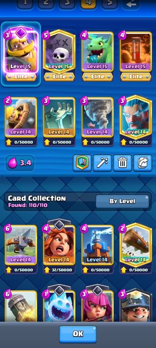 Топовый аккаунт Clash Royal