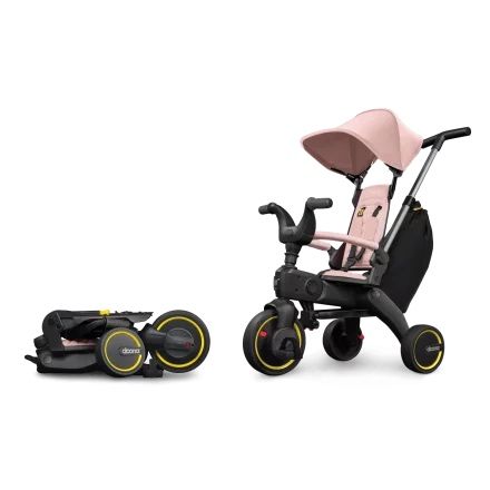 Tricicleta pliabila pentru copii Doona Liki Trike S3, 5 in 1, Blush Pink