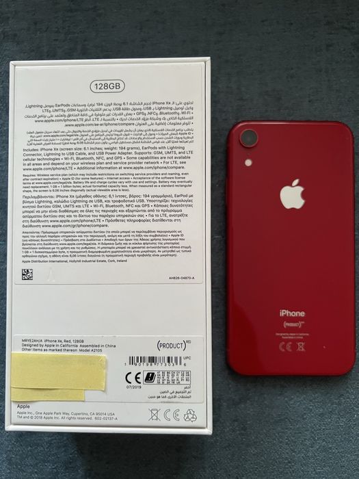 iPhone XR, Red, 128 GB