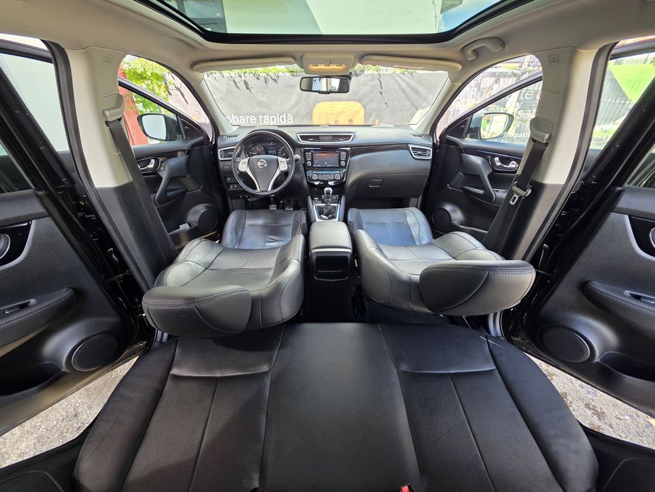 Nissan qashqai 1.6DCI 130cp/4X4/Black edition/senzori360°/panoramic
