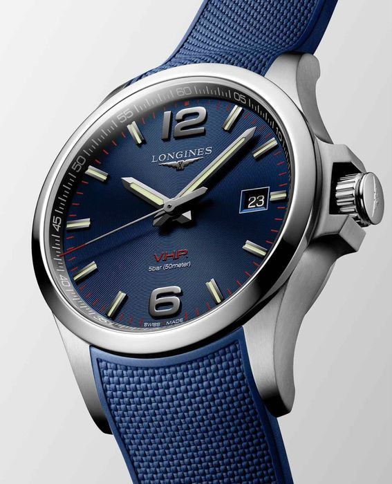 Швейцарские часы фирмы Longines Conquest V.H.P.