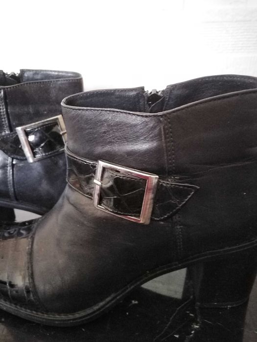 Cizme piele mărime 38 noi