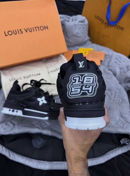 #EDITIE LIMITATĂ# Louis Vuitton LV Skate Triple Black Verificare Colet