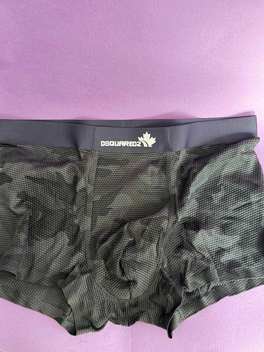 Boxeri Dsquared albastru negru gri marimea XL