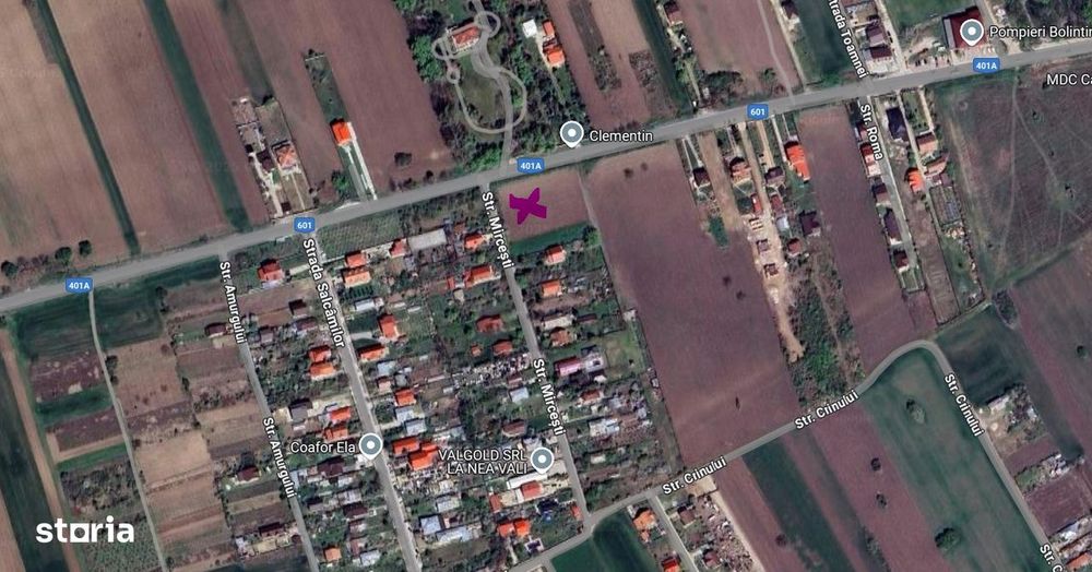 OFERTA!  Teren intravilan 1000mp Str. Mircesti Bolintin Deal