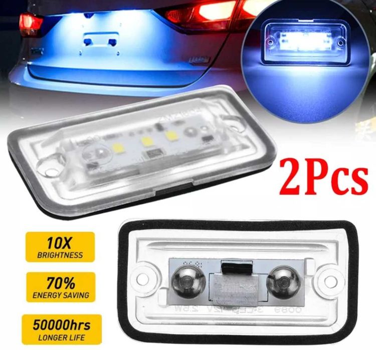 Лед Плафони за регистрационния номер за Мерцедес W203 W209 A209 LED