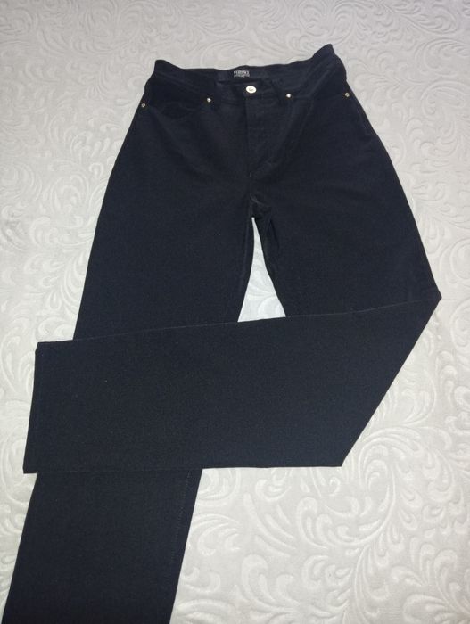 Черен панталон Версаче