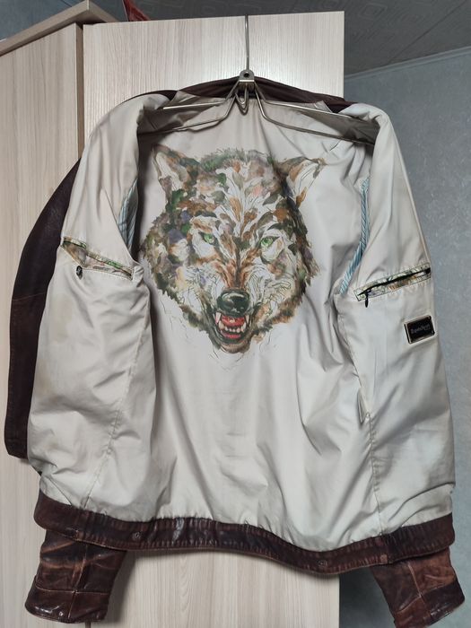 Кожаная куртка мужская