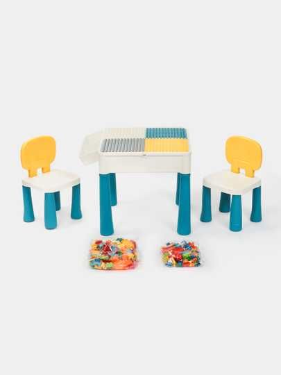 Конструктор стол и стул, детский, игровой, развивающий от 5+ года