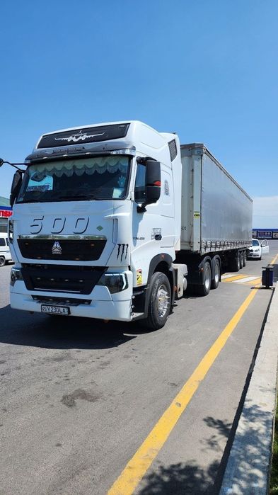 HOWO T7 + KRONE прицеп Сотилади