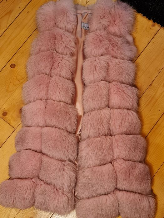 Палто-лисица/заек/лама-богат,пухкав косъм