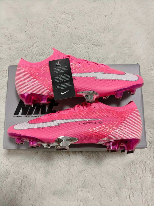 Ghete Fotbal Nike Mercurial Vapor 13 Elite FG Mbappé Rosa