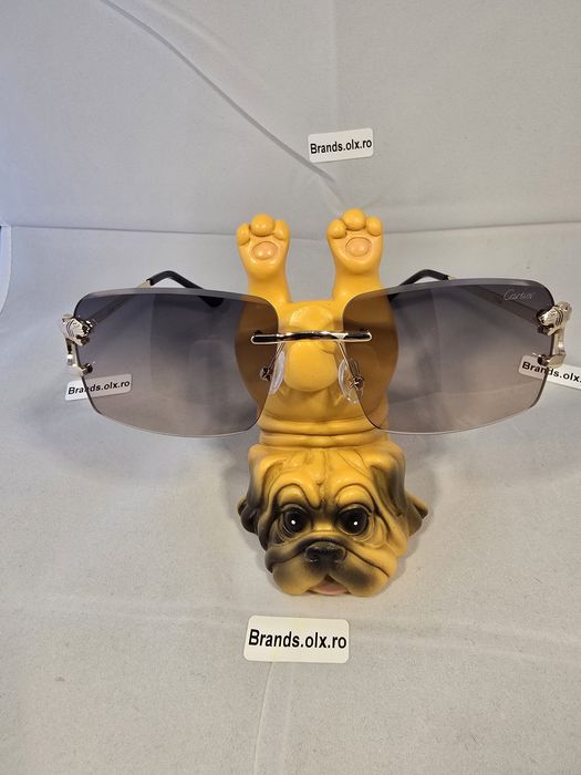 Ochelari de soare Cartier Rimless, 17594, made in Italy, pret per bucata