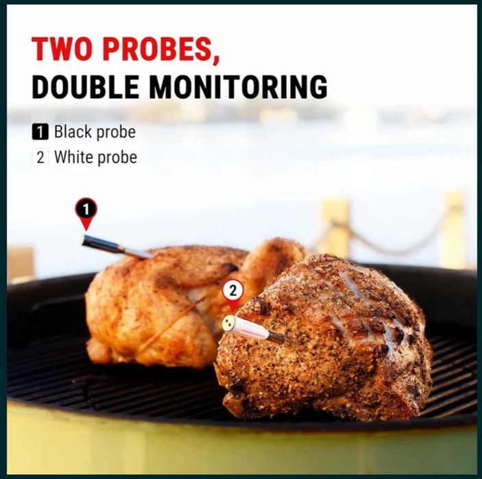 термометри 2бр за месо - wireless, smart, IP67