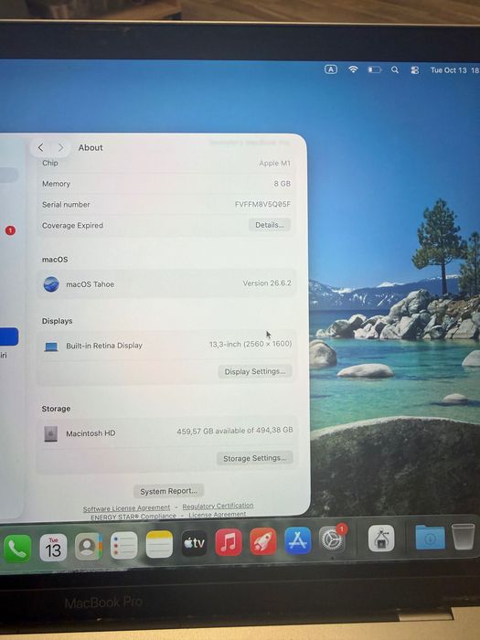MacBook Pro M1 512GB 8RAM