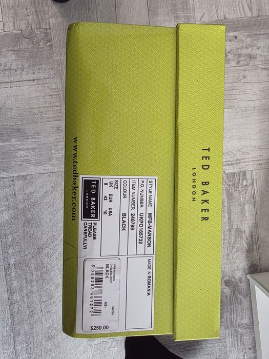 Обувки от естествена кожа TED BAKER