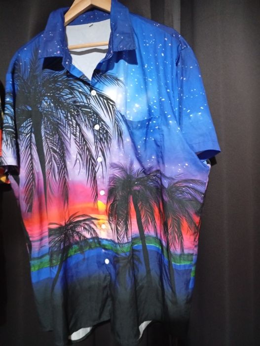 Cămașă cu palmieri pentru bărbați