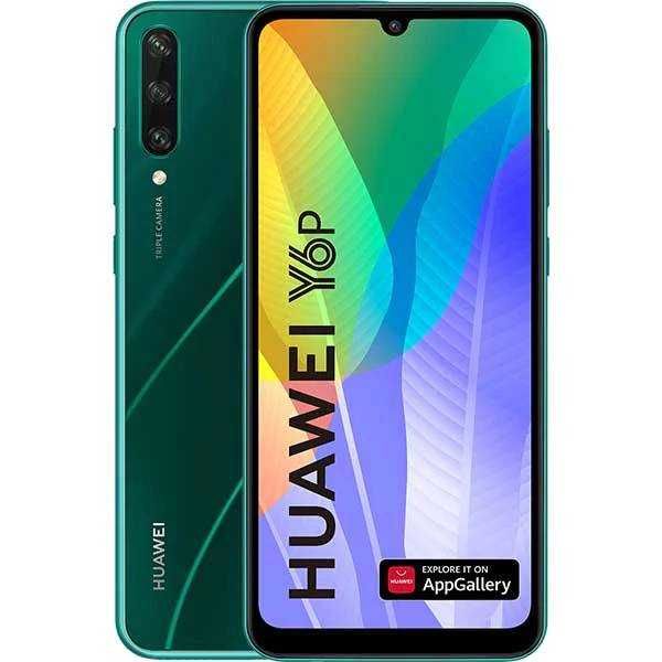 Telefon Huawei Y6P 64GB Dual SIM 6.3" Negru Black, Green Verde, Nou Sigilat
