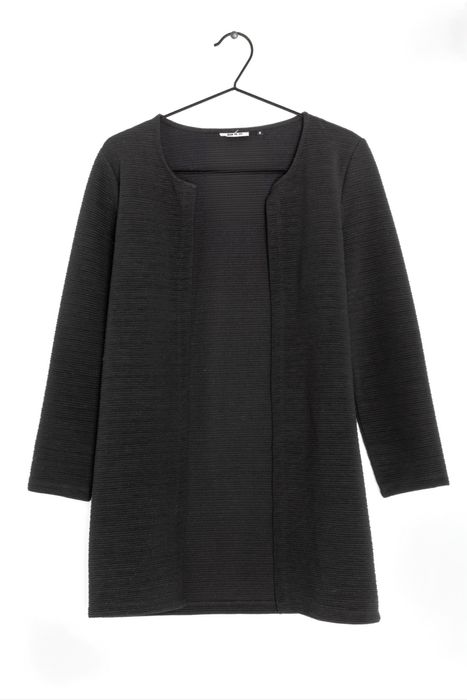 Нова дамска наметка жилетка сако черна розова  XS S M