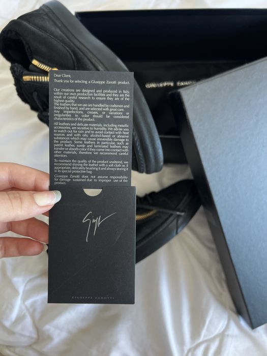 giuseppe zanotti / велур / размер 39.5