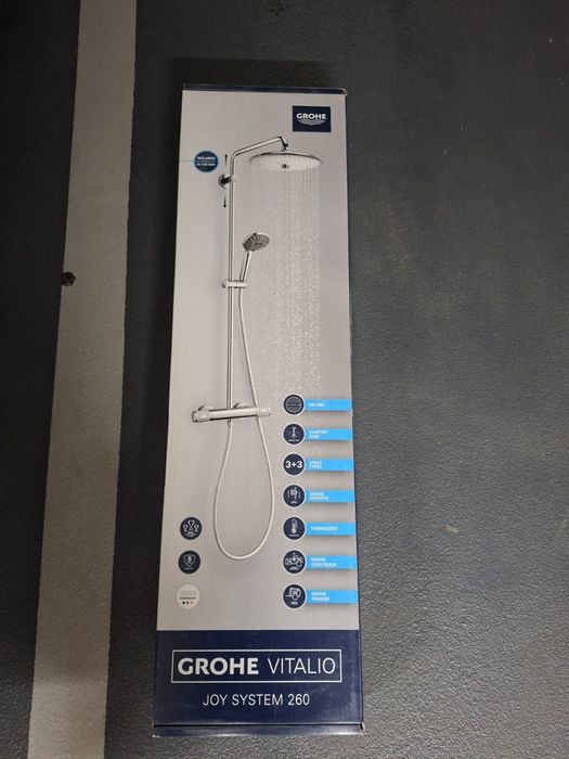GROHE Vitalio Joy System 260 – Nou, sigilat, cu termostat