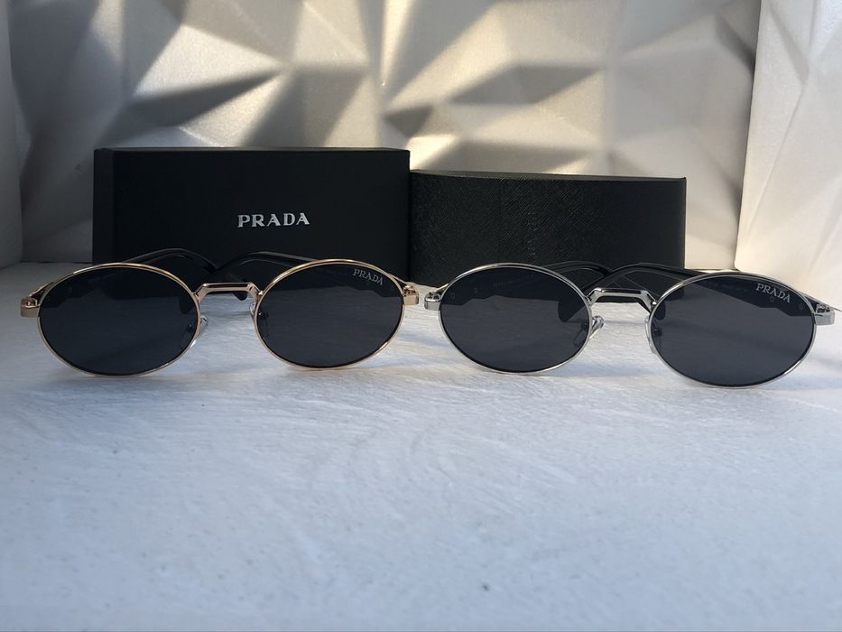 Дамски слънчеви очила кръгли овални елипса 2 цвята златни сребърни