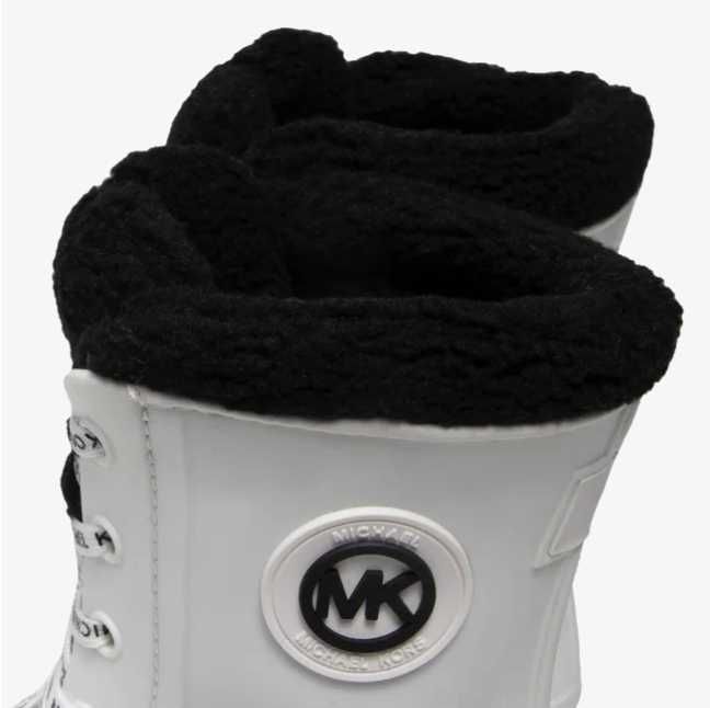 MICHAEL Michael Kors Montaigne Rainboot – бели гумени ботуши, боти 36