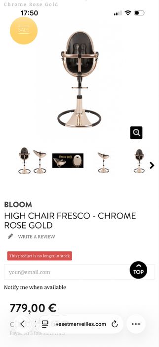 Bloom Fresco детско столче за хранене
