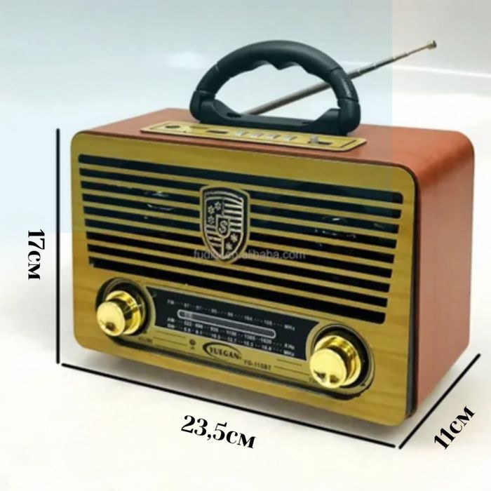 Ретро радио с дистанционно управление и блутут