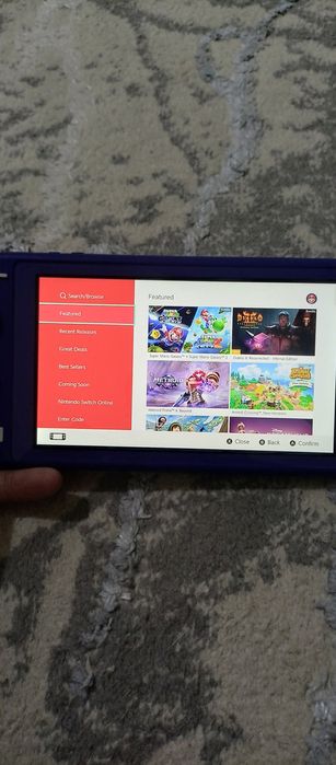 Nintendo switch lite blue