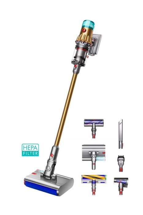 Пылесос Dyson V12s Detect slim submarine complete (SV46) MY, gold/gold