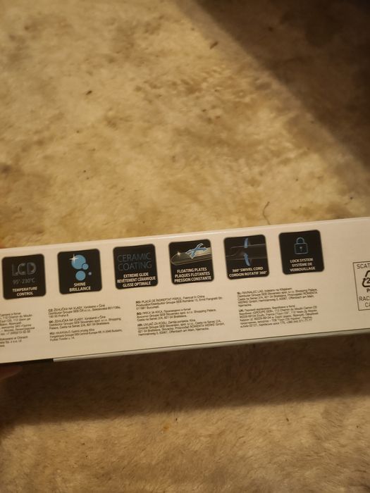 Преса за изправяне и къдрици Ровента