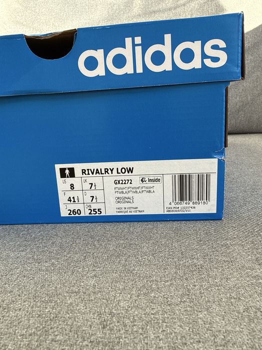 Adidas Rivalry low - GX2272 - Чисто нови - Естествена кожа